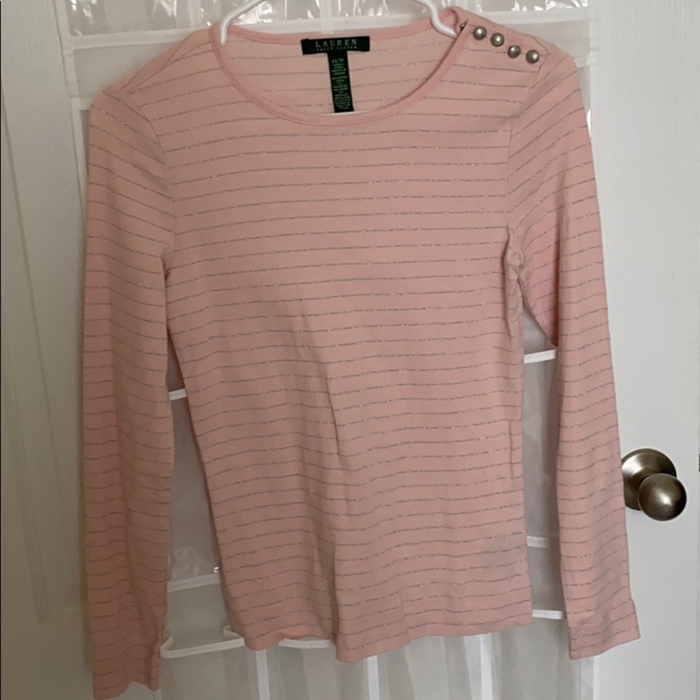 Light pink long sleeve shirt